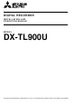 Mitsubishi Electric DX-TL900U Installation And Operation Manual