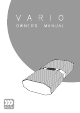 Morel VARIO Series VARIO ON-WALL SPEAKER Owner's Manual