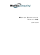 Motion Computing M1200 User Manual