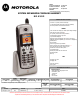 Motorola sd4502 Specification