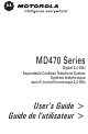 Motorola md471 User Manual