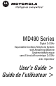 Motorola md491 User Manual