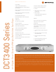 Motorola DCT3400 Specification Sheet