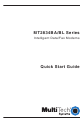 Multitech MT2834BA Quick Start Manual