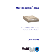 Multitech MT5656ZDX User Manual