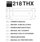 NAD 218 THX Owner's Manual