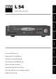 NAD L54 Owner's Manual