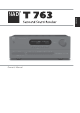 NAD T763 Owner's Manual