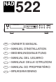 NAD 522 Owner's Manual