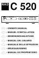 NAD C520 Owner's Manual