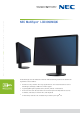 NEC MultiSync 3090WQXI Specifications