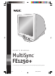 NEC MultiSync FE1250+ User Manual