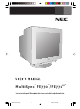 NEC MultiSync FE770 User Manual