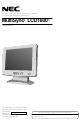 NEC MultiSync LCD1800 User Manual