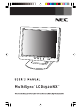 NEC MultiSync LCD1920NX User Manual