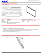 NEC PlasmaSync 50XM4 Installation Manual
