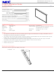 NEC PlasmaSync 61XR3 Installation Manual