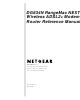 Netgear RangeMax DG834N Reference Manual