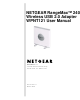 Netgear WPNT121 User Manual