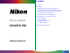 Nikon CoolPix 700 Reference Manual
