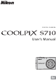 Nikon CoolPix S710 User Manual