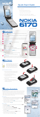 Nokia 6170 Quick Start Manual