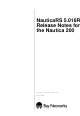 Bay Networks Nautica 200 Release Note