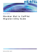 Nortel Meridian Mail Utility Manual