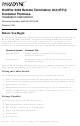 Paradyne HotWire 5446 Installation Instructions Manual