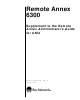Bay Networks 6300 Supplement Manual