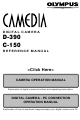 Olympus CAMEDIA C-150 Reference Manual