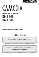 Olympus CAMEDIA C-160 Reference Manual