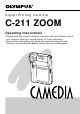 Olympus CAMEDIA C-211 Zoom Operating Instructions Manual