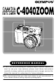 Olympus CAMEDIA C-4040 Zoom Reference Manual