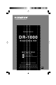 Olympus DR-2000 Executive Kit Instructions Manual
