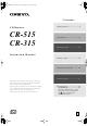 Onkyo CR-315 Instruction Manual
