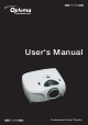 Optoma HD7100 User Manual