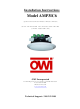 Owi AMP3IC6 Installation Instructions Manual