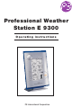 P3 International E 9300 Operating Instructions Manual
