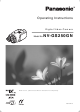 Panasonic NV-GS250 Operating Instructions Manual