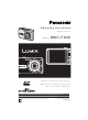 Panasonic Lumix DMC-FX50 Operating Instructions Manual