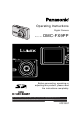 Panasonic Lumix DMC-FX9 Operating Instructions Manual