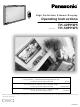 Panasonic Viera TH-42PHW5 Operating Instructions Manual