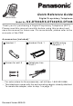 Panasonic KX-DT333 Quick Reference Manual