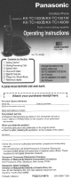 Panasonic KX-TC1000B User Manual