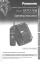 Panasonic KX-TC1733B Operating Instructions Manual