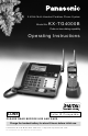 Panasonic KX-TG4000B Operating Instructions Manual