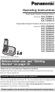 Panasonic KX-TG6513B Operating Instructions Manual