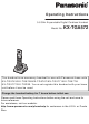 Panasonic TGA572S - Cordless Extension Handset Operating Instructions Manual