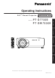 Panasonic PT-D7000E Operating Instructions Manual